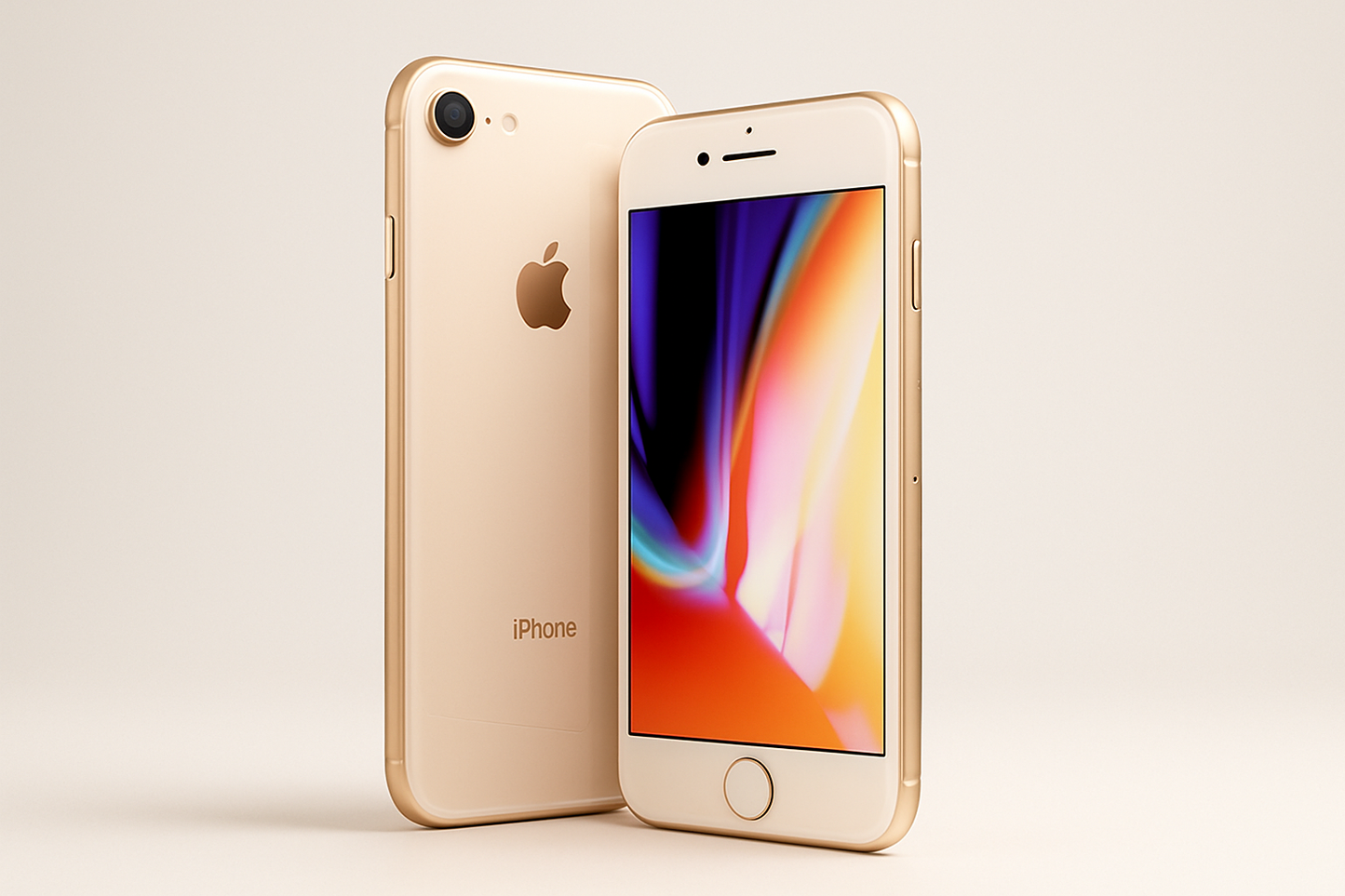 gold iPhone 8