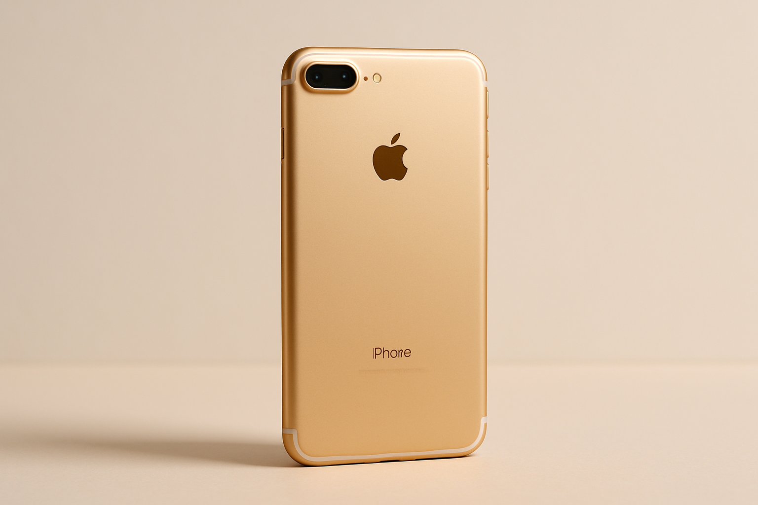 gold iPhone 7 plus 