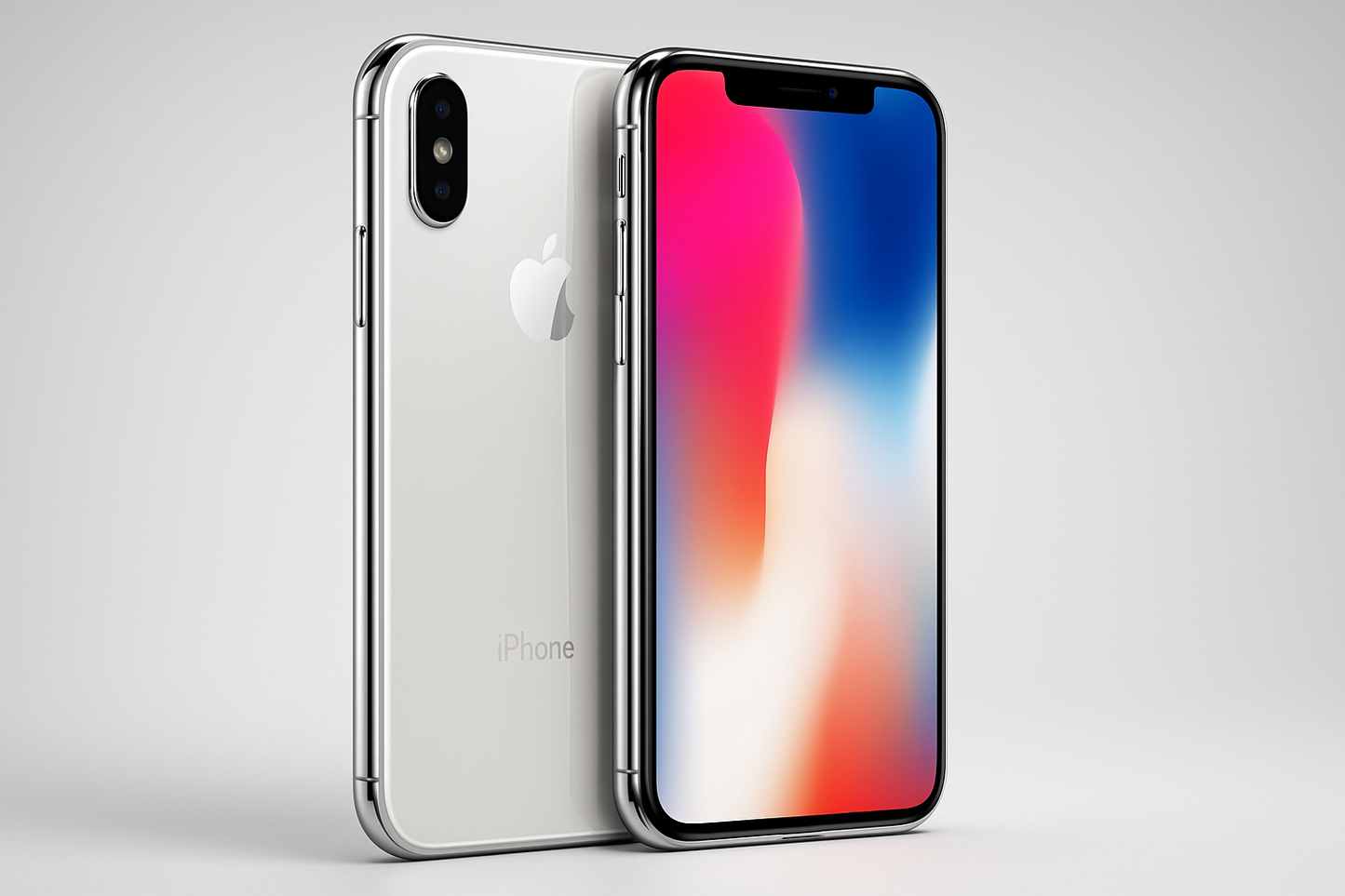 Silver iPhone X